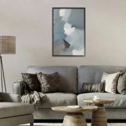 Stupell Industries Stormy Grey Abstract Framed Giclee, design by Lanie Loreth
