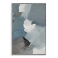 Stupell Industries Stormy Grey Abstract Framed Giclee, design by Lanie Loreth