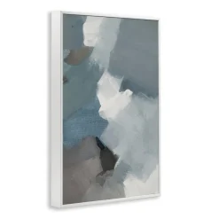 Stupell Industries Stormy Grey Abstract Framed Giclee, design by Lanie Loreth