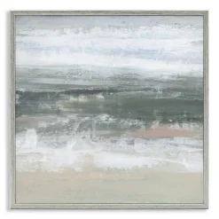 Stupell Industries Subdued Pastel Tides Framed Giclee, design by Ethan Harper