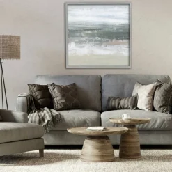 Stupell Industries Subdued Pastel Tides Framed Giclee, design by Ethan Harper