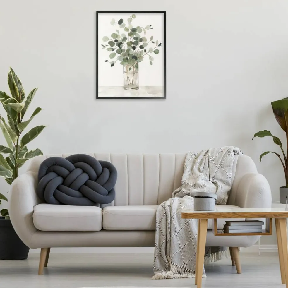 Stupell Industries Traditional Eucalyptus Herb Framed Giclee By Carol Robinson