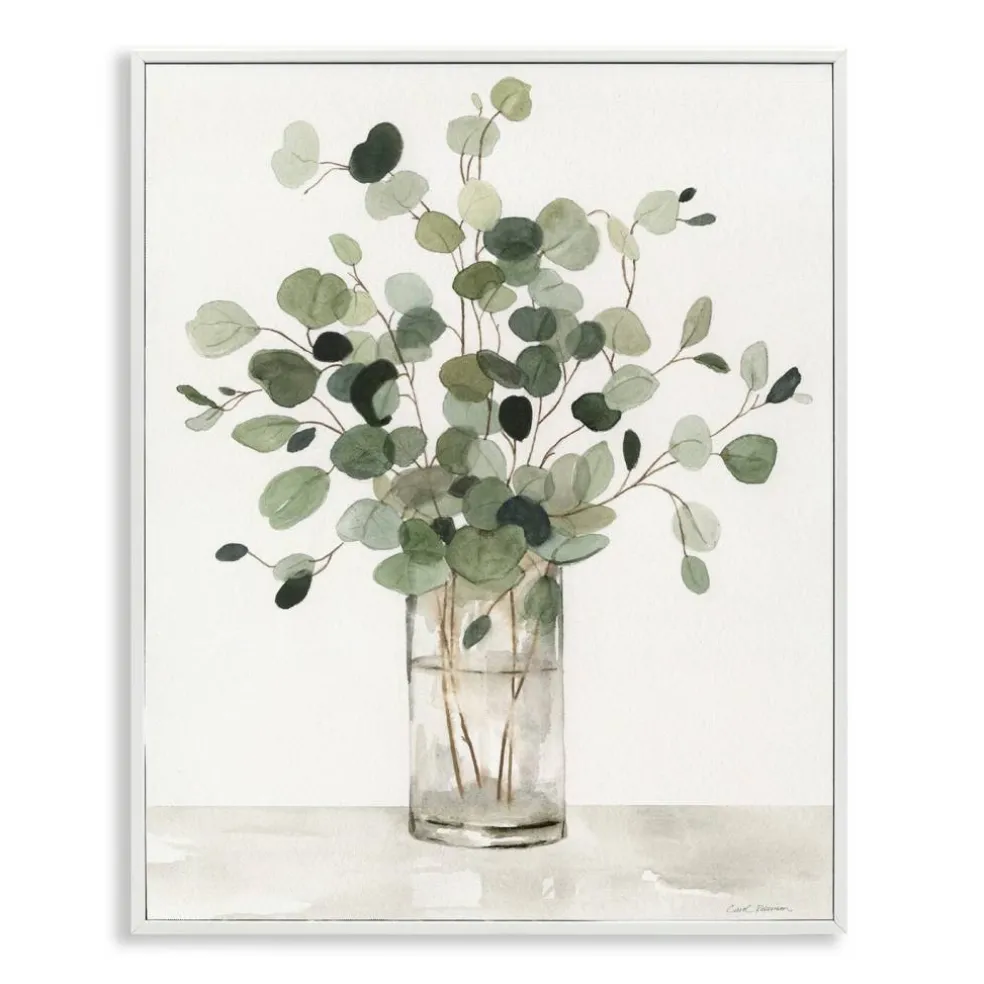 Stupell Industries Traditional Eucalyptus Herb Framed Giclee By Carol Robinson