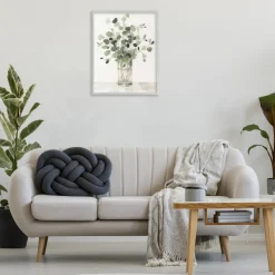 Stupell Industries Traditional Eucalyptus Herb Framed Giclee By Carol Robinson