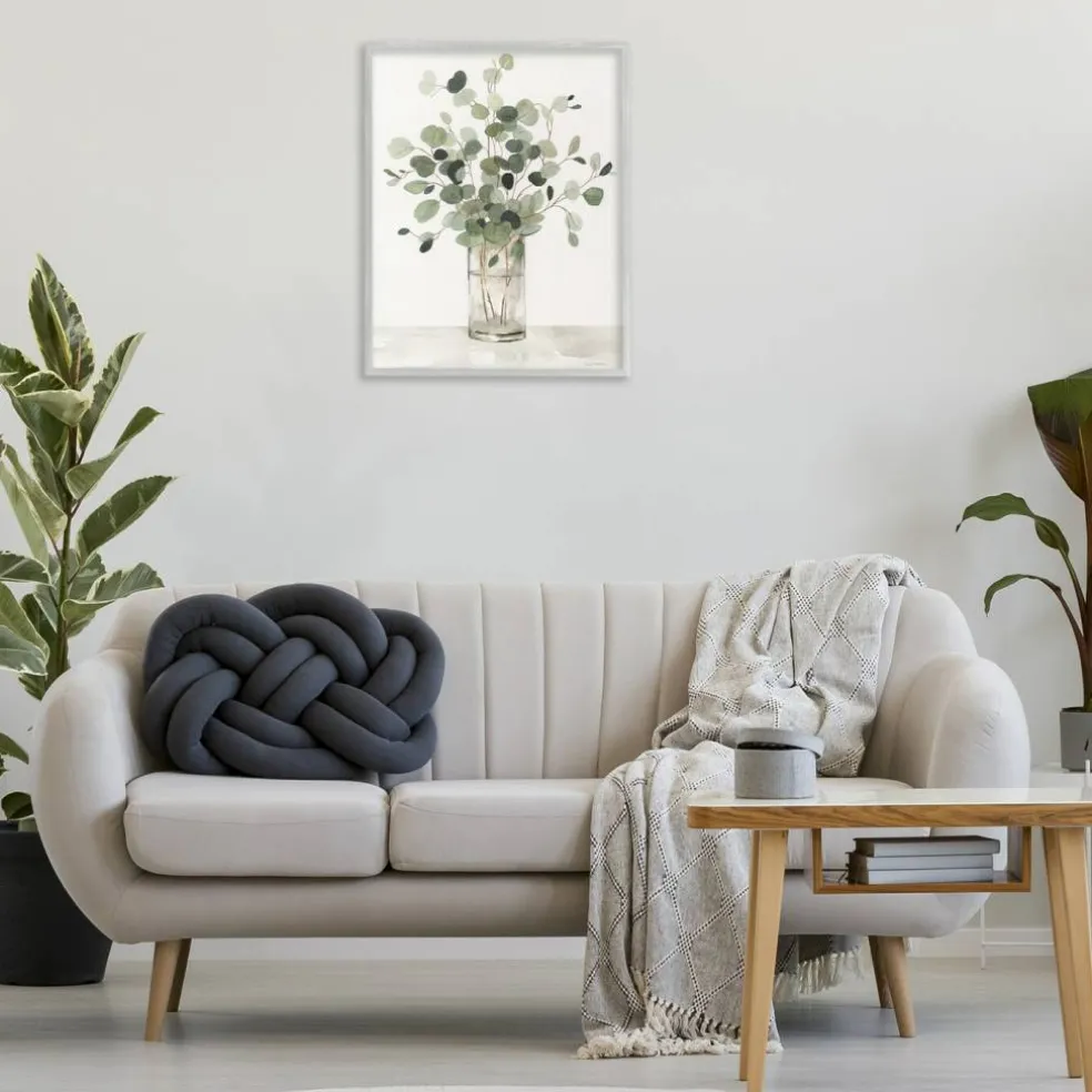 Stupell Industries Traditional Eucalyptus Herb Framed Giclee By Carol Robinson
