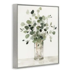 Stupell Industries Traditional Eucalyptus Herb Framed Giclee By Carol Robinson