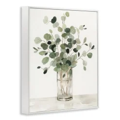 Stupell Industries Traditional Eucalyptus Herb Framed Giclee By Carol Robinson