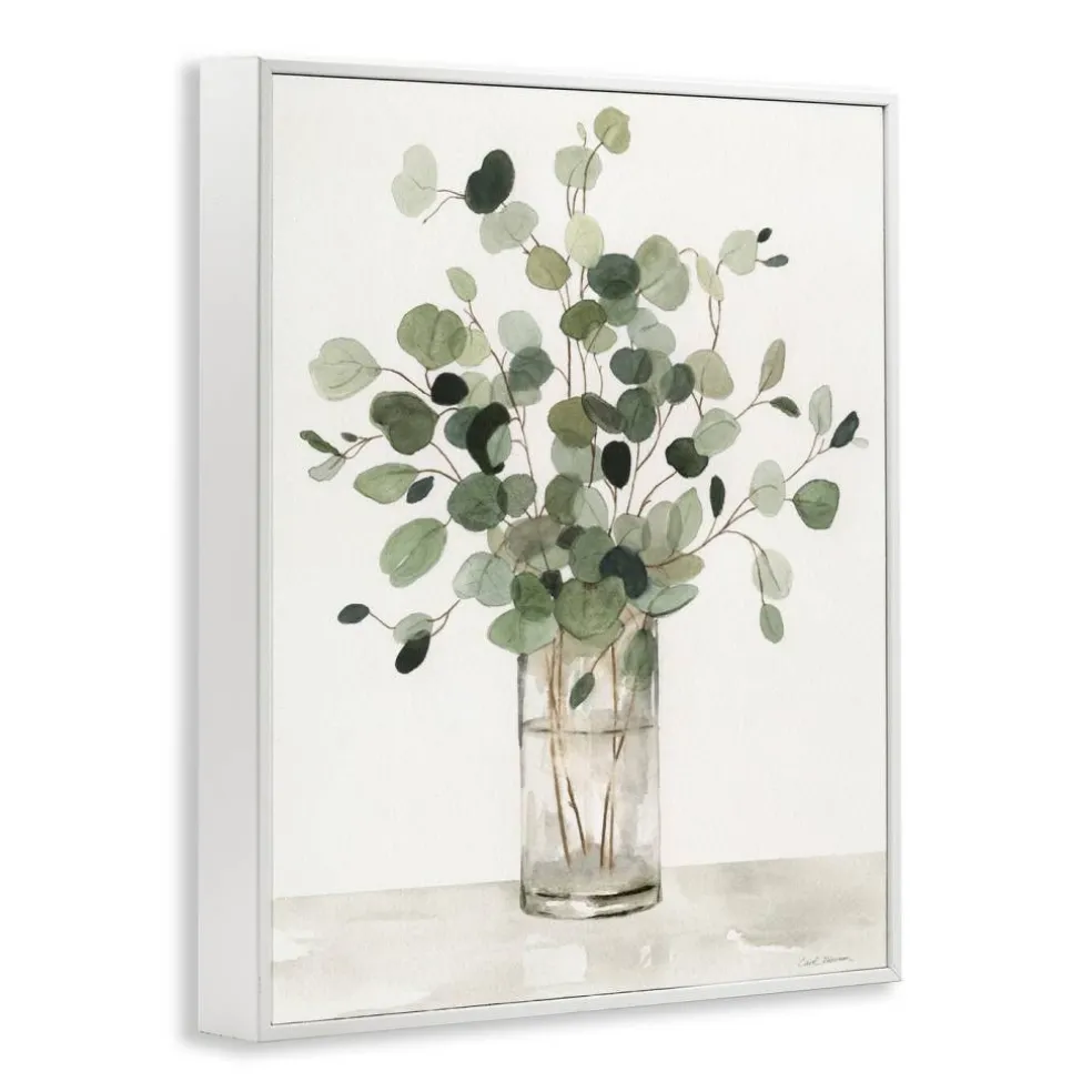 Stupell Industries Traditional Eucalyptus Herb Framed Giclee By Carol Robinson
