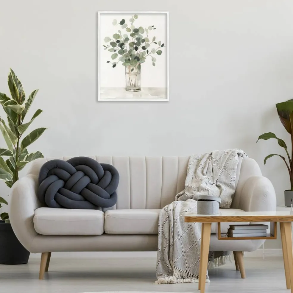 Stupell Industries Traditional Eucalyptus Herb Framed Giclee By Carol Robinson