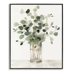 Stupell Industries Traditional Eucalyptus Herb Framed Giclee By Carol Robinson