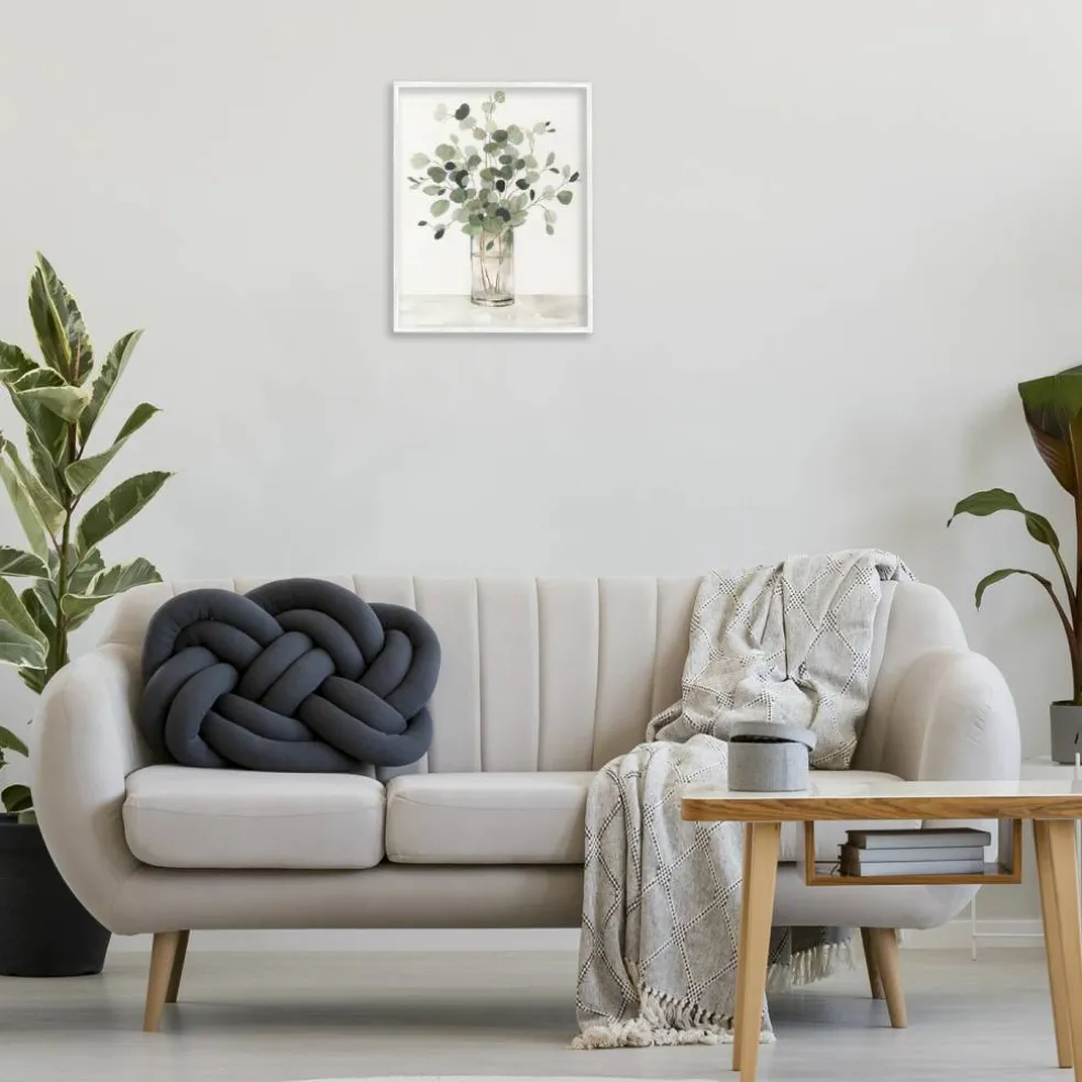 Stupell Industries Traditional Eucalyptus Herb Framed Giclee By Carol Robinson