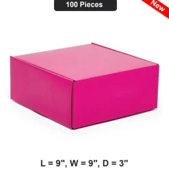 Sturdy Mailing Boxes Perfect for Efficient Shipping and Storage Solutions 9'' x 9'' x 3'''