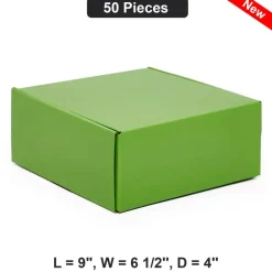 Sturdy Mailing Boxes Perfect Dimensions 9" x 6.5" x 4" for Secure Shipping