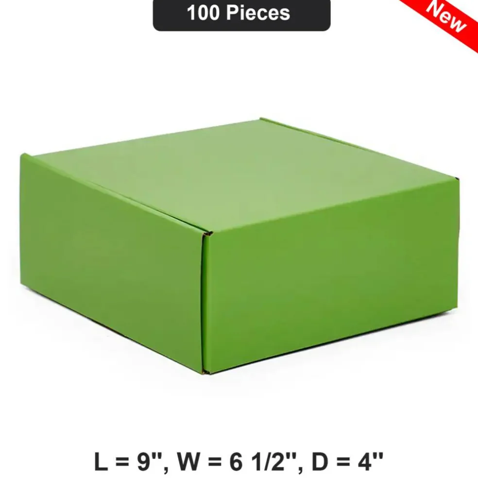 Sturdy Mailing Boxes Perfect Dimensions 9" x 6.5" x 4" for Secure Shipping