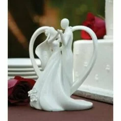 Stylized Dancing Wedding Cake Topper