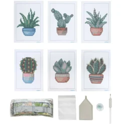 Succulent Diamond Art Kit by Make Market®