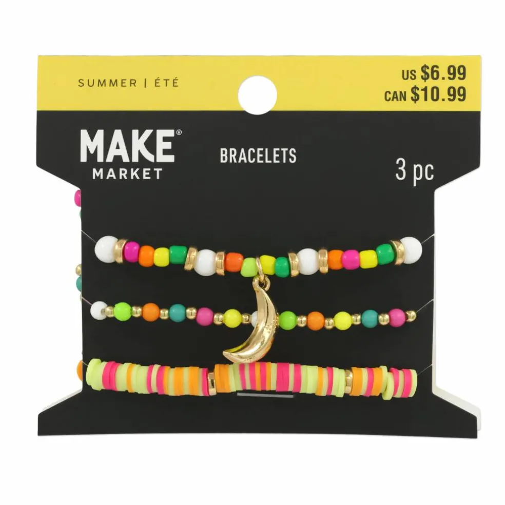 Summer Banana Beaded Bracelet Set by Make Market®