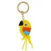 Summer Beaded Yellow Parrot Bag Charm by Make Market®