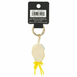 Summer Beaded Yellow Parrot Bag Charm by Make Market®