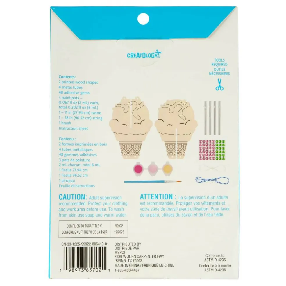 Summer Ice Cream Wind Chime Craft Kit by Creatology™