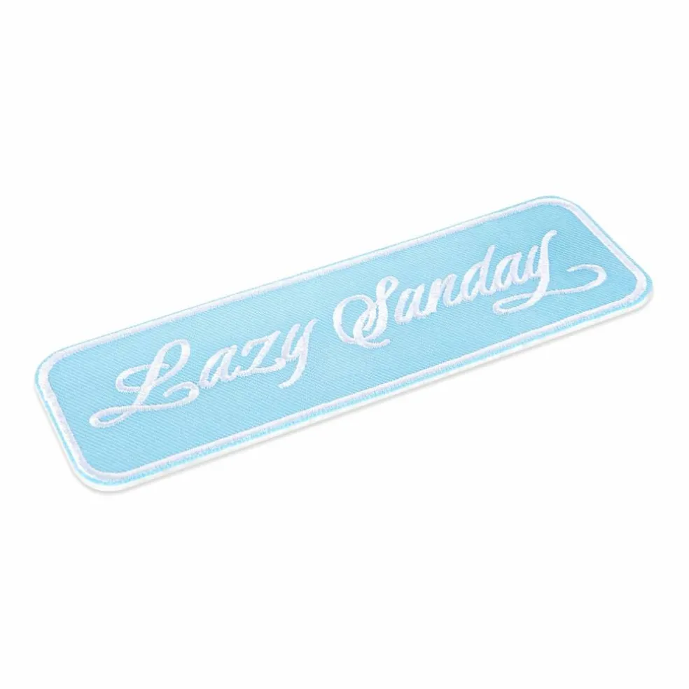 Summer Lazy Sunday Iron-On & Adhesive Embroidered Patch by Make Market®