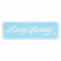 Summer Lazy Sunday Iron-On & Adhesive Embroidered Patch by Make Market®