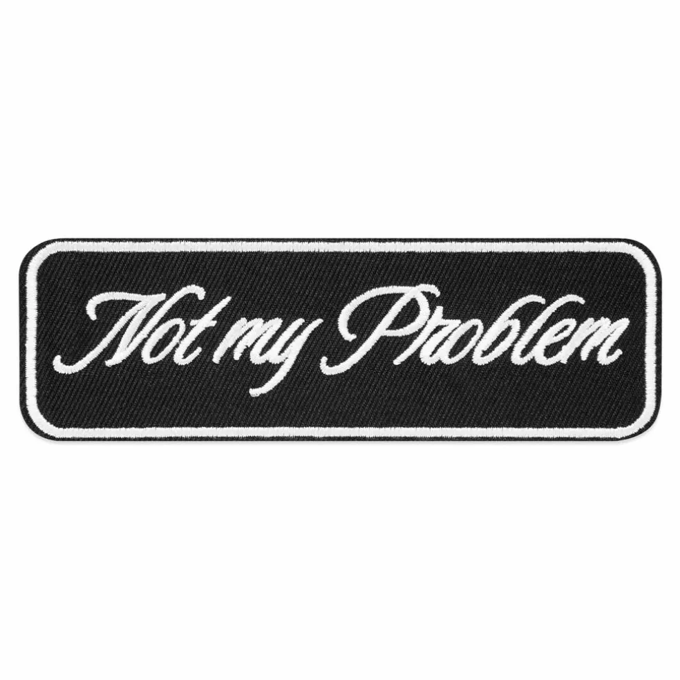 Summer Not My Problem Iron-On & Adhesive Embroidered Patch by Make Market®