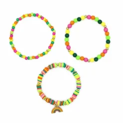 Summer Rainbow Beaded Bracelet Set by Make Market®