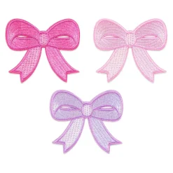 Summer Small Bows Iron-On & Adhesive Embroidered Patch Set by Make Market®