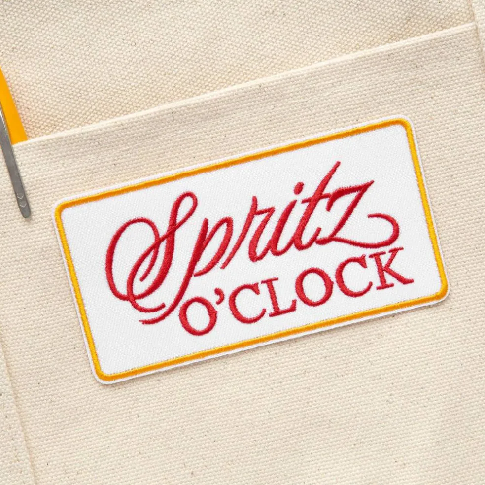 Summer Spritz O'Clock Iron-On & Adhesive Embroidered Patch by Make Market®
