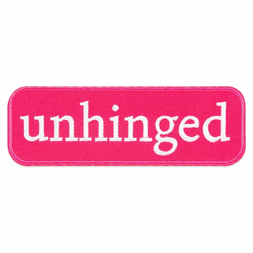 Summer Unhinged Iron-On & Adhesive Embroidered Patch by Make Market®