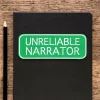 Summer Unreliable Narrator Iron-On & Adhesive Embroidered Patch by Make Market®