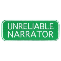 Summer Unreliable Narrator Iron-On & Adhesive Embroidered Patch by Make Market®