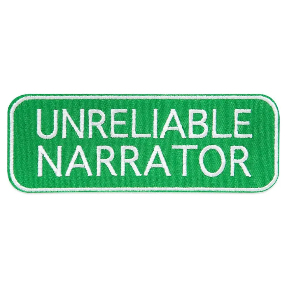 Summer Unreliable Narrator Iron-On & Adhesive Embroidered Patch by Make Market®