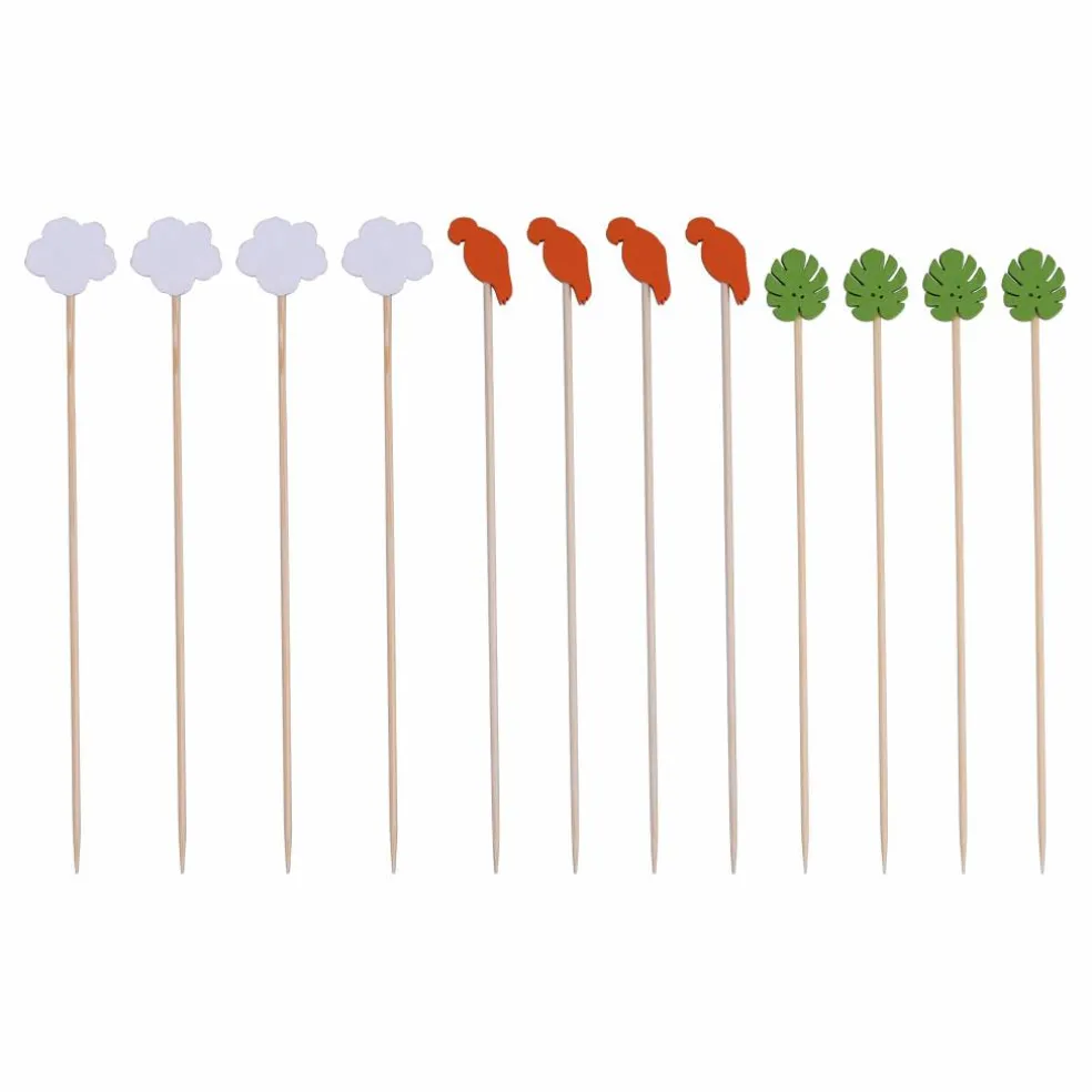 8" Summer Wood Skewers, 12ct. by Makery™