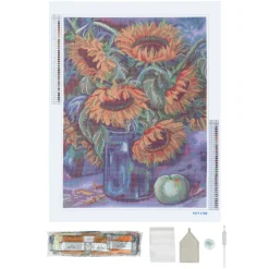 Sunflower Bouquet Painting Diamond Art Kit by Make Market®