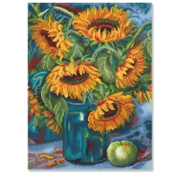 Sunflower Bouquet Painting Diamond Art Kit by Make Market®