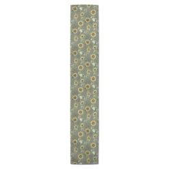 Sunflower Pattern Cotton Twill Runner