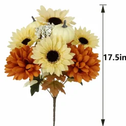19.5" Sunflower & Pumpkin Mix Bush by Ashland®