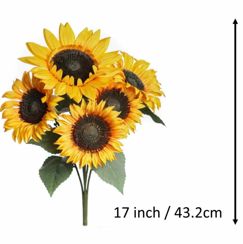 17" Sunflower Water Resistant Bush by Ashland®