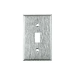 SUNLITE 1 Gang Toggle Plate Steel E101S
