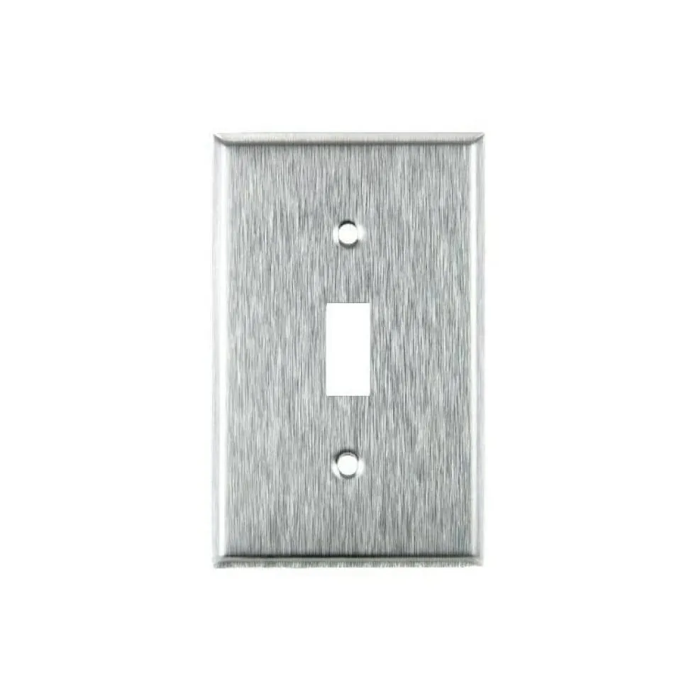 SUNLITE 1 Gang Toggle Plate Steel E101S