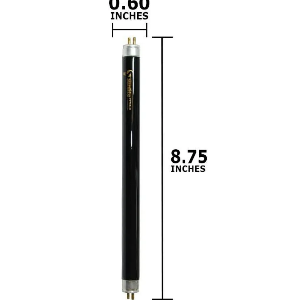 Sunlite 6w T5 F6T5/BLB Blacklight Blue 8.75 inch Fluorescent Tube Light