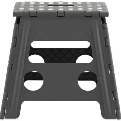 Superio Folding Step Stool - Gray, 13" Tall