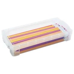 Super Stacker® Clear Stackable Pencil Box