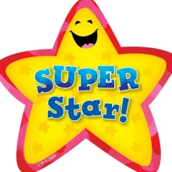 Super Star! Star Adhesive Award Badges, Pack of 36