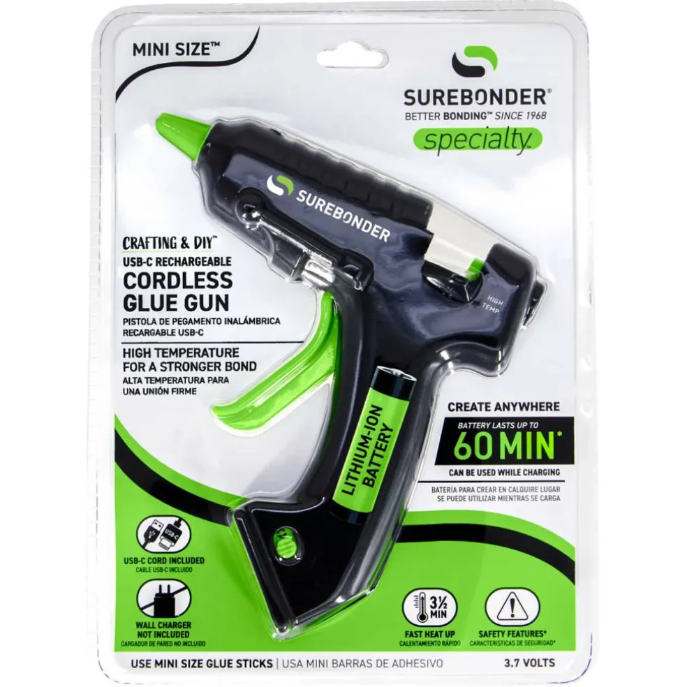 Surebonder® Dash Mini Size Cordless High Temperature Hot Glue Gun
