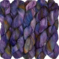 Suri Sensation Brushed Suri Alpaca: Super-Soft Lace Weight Yarn for Knit and Crochet, Non-Itchy, Pacific Northwest Hand Dyed.
