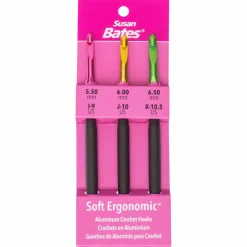 Susan Bates® Soft Ergonomic™ Crochet Hook Set, I- K