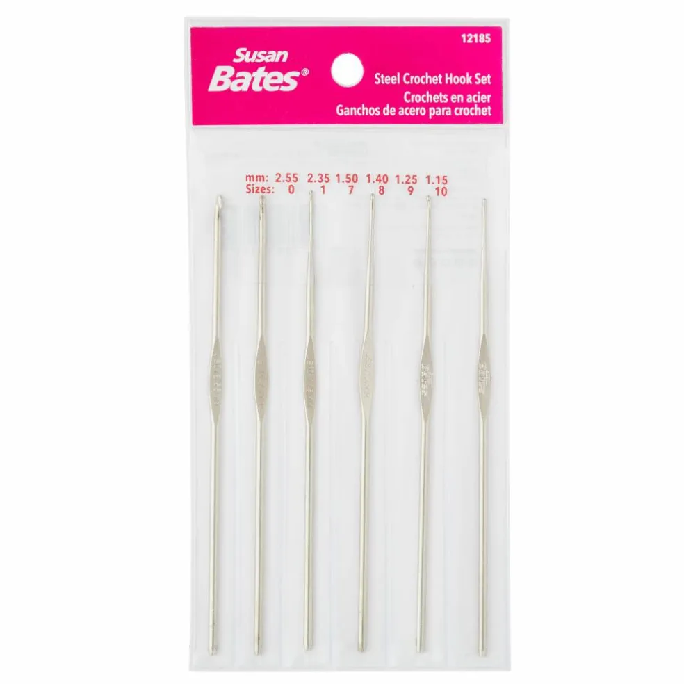 Susan Bates® Steel Crochet Hook Set